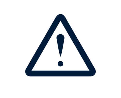 Exclamation mark vector illustration