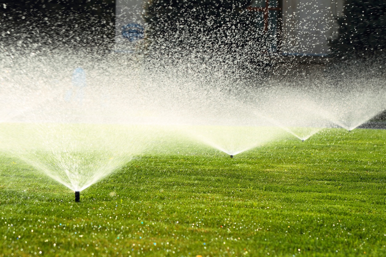 sprinkler-system-green-grass